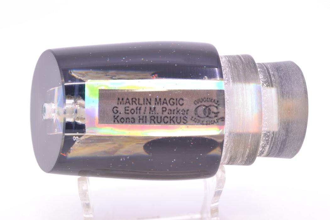 Marlin Magic Lures White Awabi Black Back Red Eyes Ruckus 12" 7.2oz