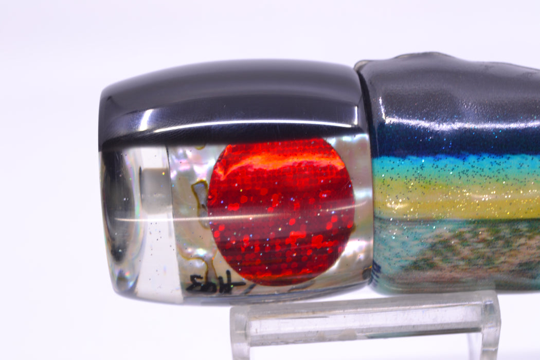 Marlin Magic White Abalone Black Back Concave Ruckus 12" 6.8oz FT Vinyl Yellowfin Tuna