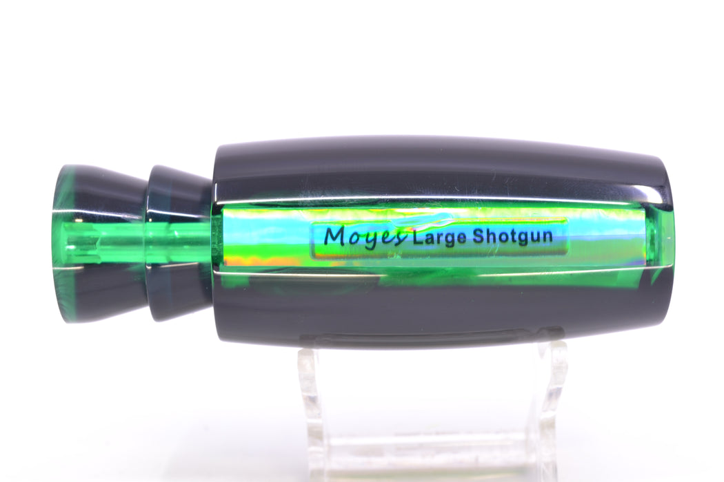 Moyes Lures Green MOP Black Back Taxi Eyes Large Shotgun 12" 4.7oz