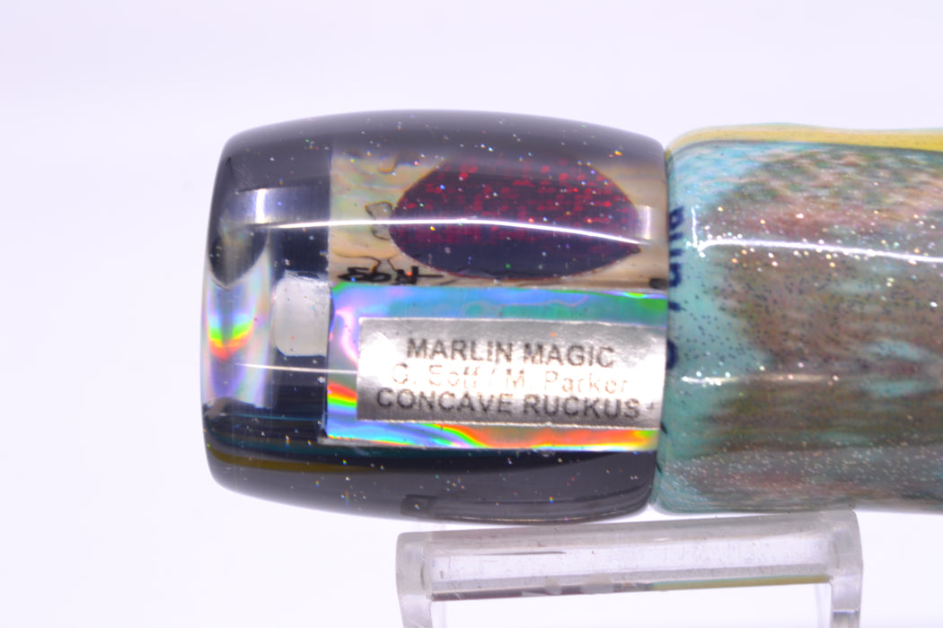 Marlin Magic White Abalone Black Back Concave Ruckus 12" 6.8oz FT Vinyl Yellowfin Tuna