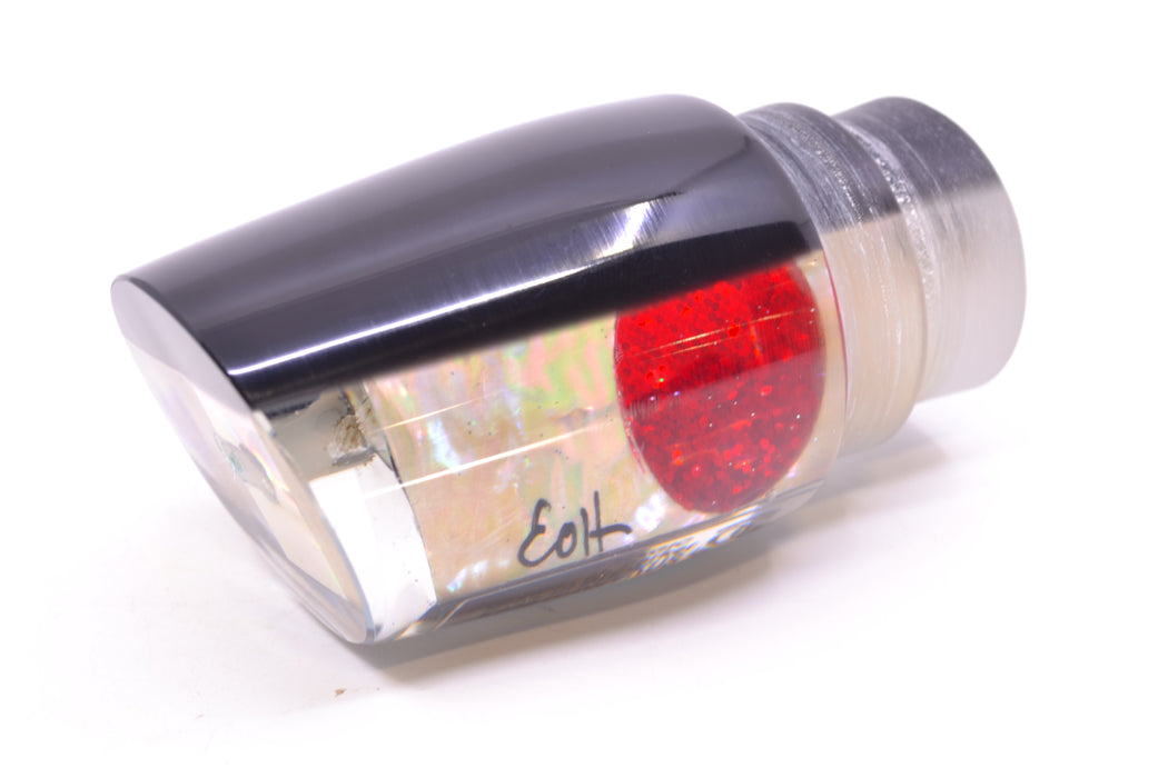 Marlin Magic Lures White Awabi Black Back Red Eyes Ruckus 12" 7.2oz
