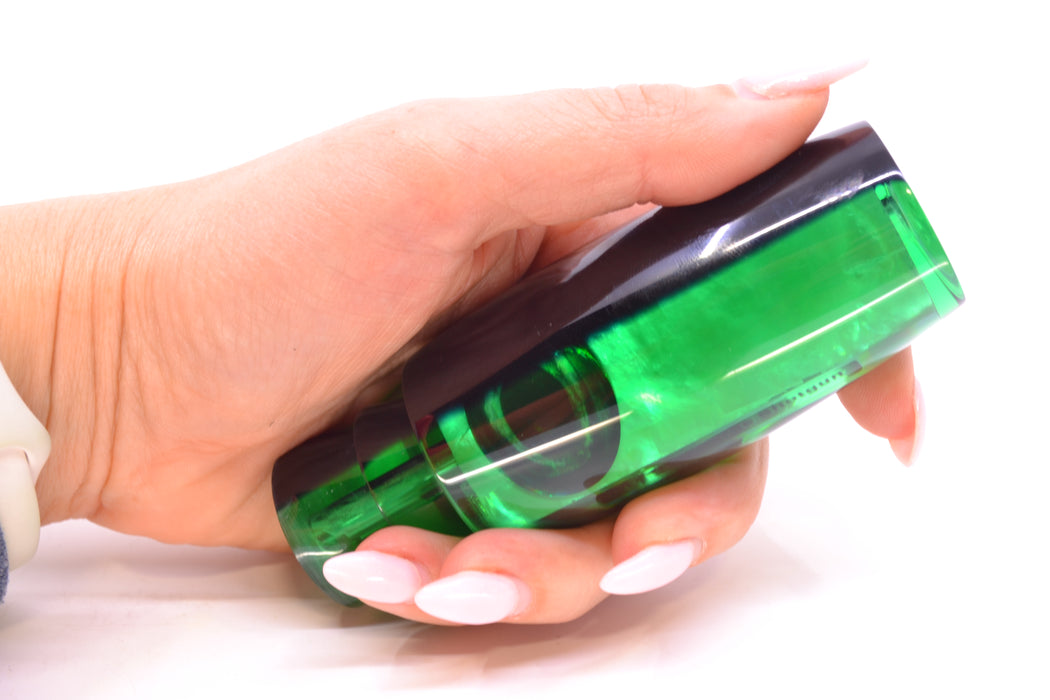 Moyes Lures Green MOP Black Back Taxi Eyes Large Shotgun 12" 4.7oz