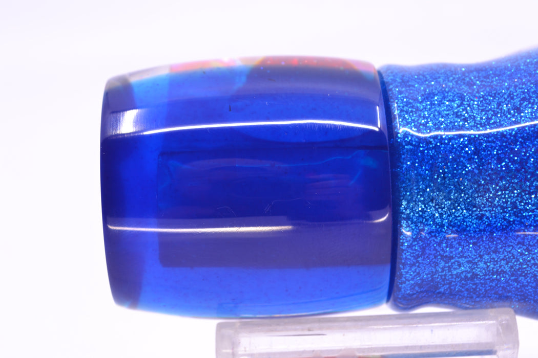 Marlin Magic Pink Awabi Blue Back Red Eyes Concave Ruckus 12" 8oz Skirted Blue-Silver