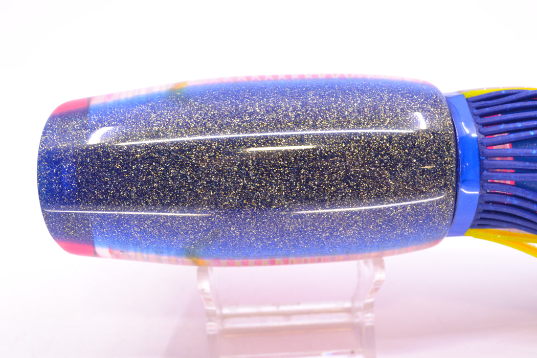 Amaral Lures Pink Pearl Rainbow Scale Ice Blue Stripes Blue Back Naja 16" 14.5oz