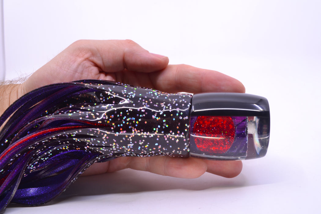 Marlin Magic Purple MOP Black Back Red Eyes Concave Ruckus 12" 8oz Skirted Black/Purple