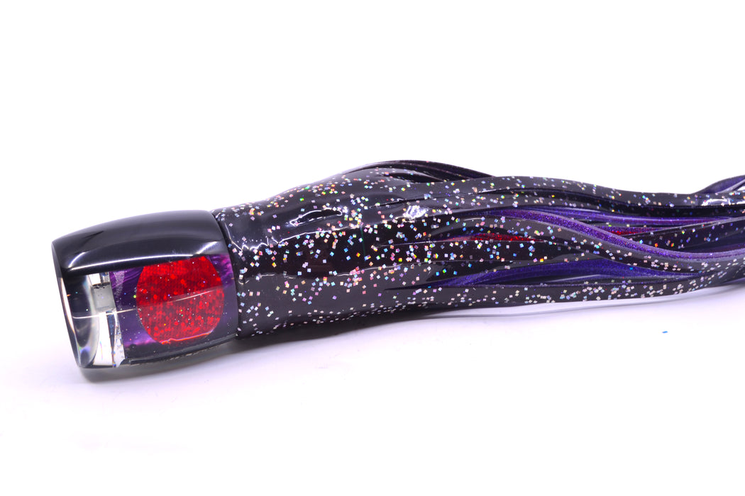Marlin Magic Purple MOP Black Back Red Eyes Concave Ruckus 12" 8oz Skirted Black/Purple