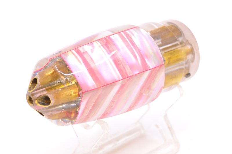 Koya Lures Pink Ripple Shell 4-Hole Bullet 9"+ 6oz