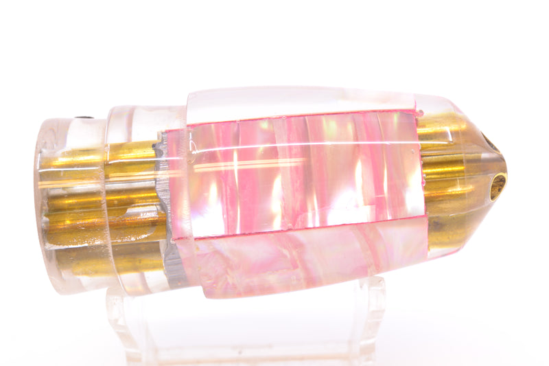 Koya Lures Pink Ripple Shell 4-Hole Bullet 9"+ 6oz