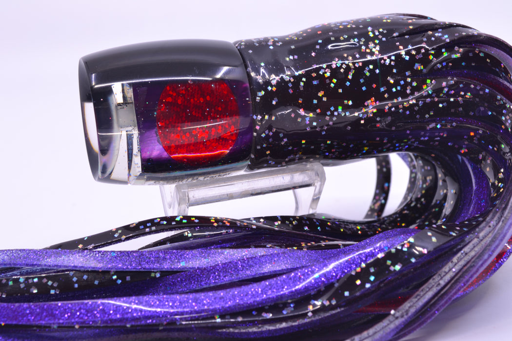 Marlin Magic Purple MOP Black Back Red Eyes Concave Ruckus 12" 8oz Skirted Black/Purple