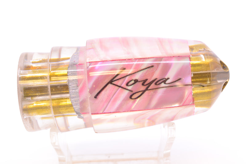 Koya Lures Pink Ripple Shell 4-Hole Bullet 9"+ 6oz