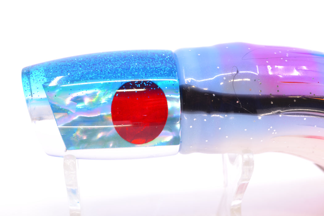 TANTRUM Lures Blue Awabi Blue Back Red Eyes Small Bandit 7" 2.8oz Skirted Gay Bob GZE