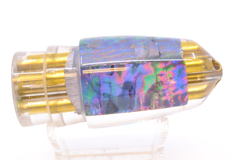 Koya Lures Blue-Purple Abalone 4-Hole Bullet 9"+ 6oz