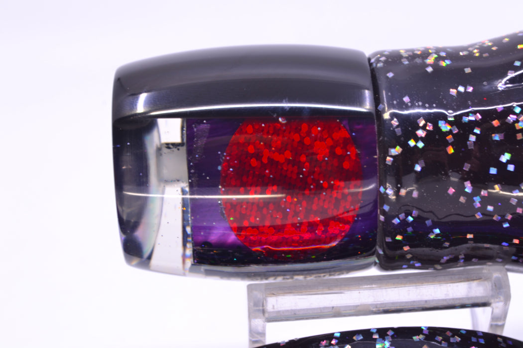 Marlin Magic Purple MOP Black Back Red Eyes Concave Ruckus 12" 8oz Skirted Black/Purple