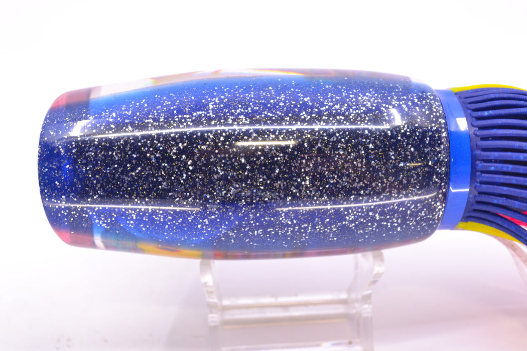 Amaral Lures Purple Marbled Abalone Shell Ice Blue Stripes Blue Back Naja 16" 14.5oz