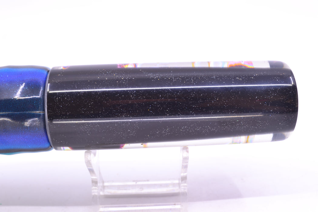 Coggin Lures Purple-Orange Dichro Black Back Copa Tube 14" 9.2oz FT Vinyl Skipjack