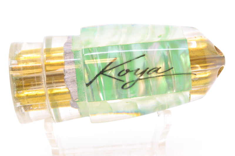 Koya Lures Green Ripple Shell 4-Hole Bullet 9"+ 6oz