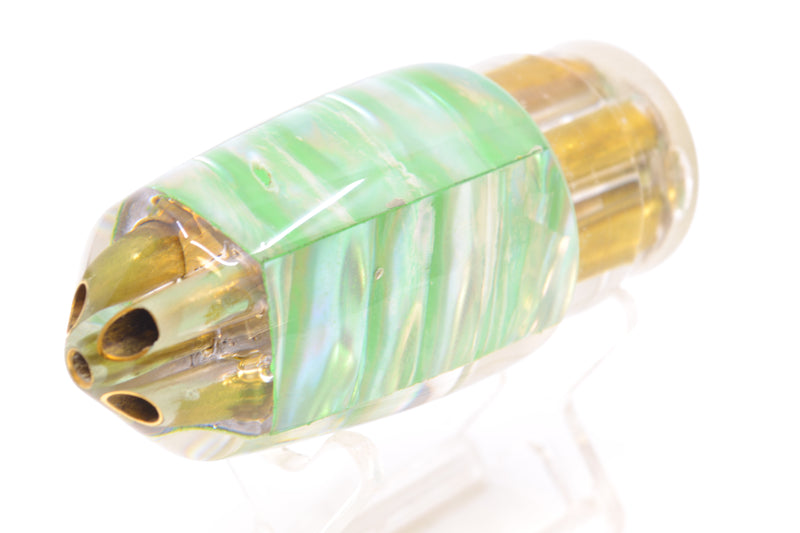 Koya Lures Green Ripple Shell 4-Hole Bullet 9"+ 6oz