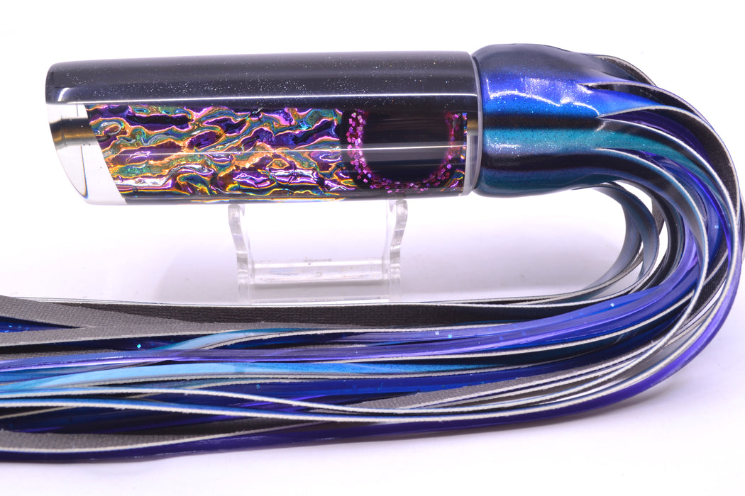 Coggin Lures Purple-Orange Dichro Black Back Copa Tube 14" 9.2oz FT Vinyl Skipjack