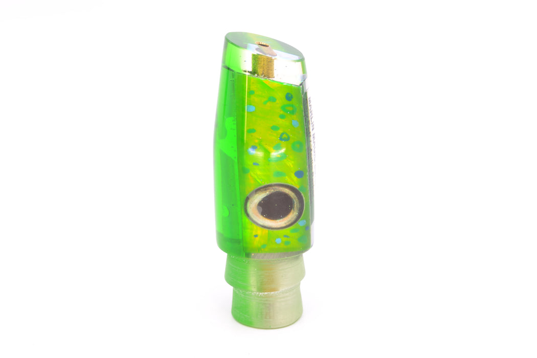 Marlin Magic Lures Mahi MOP Green Back Taxi Eyes Small Plunger 9" 3.1oz