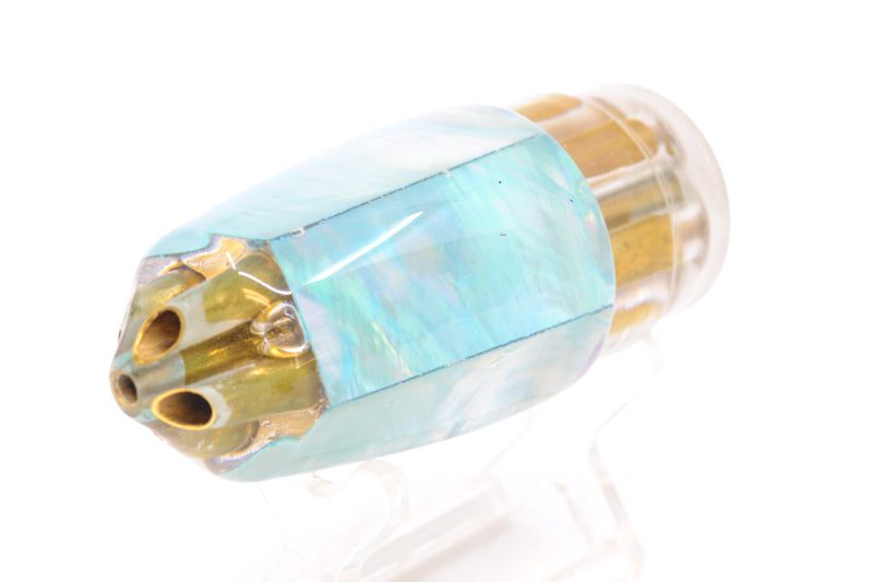 Koya Lures Ice Blue MOP 4-Hole Bullet 9"+ 6oz