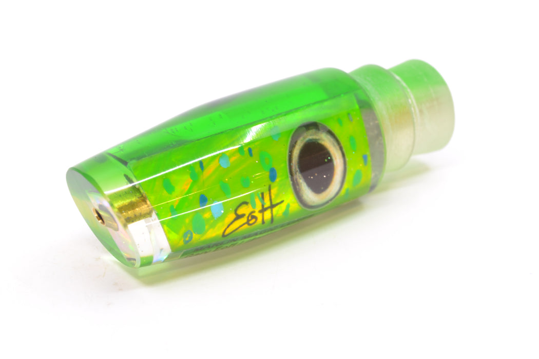 Marlin Magic Lures Mahi MOP Green Back Taxi Eyes Small Plunger 9" 3.1oz