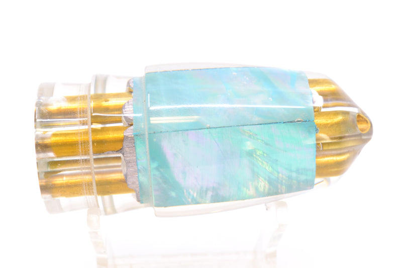 Koya Lures Ice Blue MOP 4-Hole Bullet 9"+ 6oz