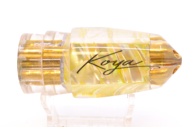 Koya Lures Yellow Ripple Shell 4-Hole Bullet 9"+ 6oz