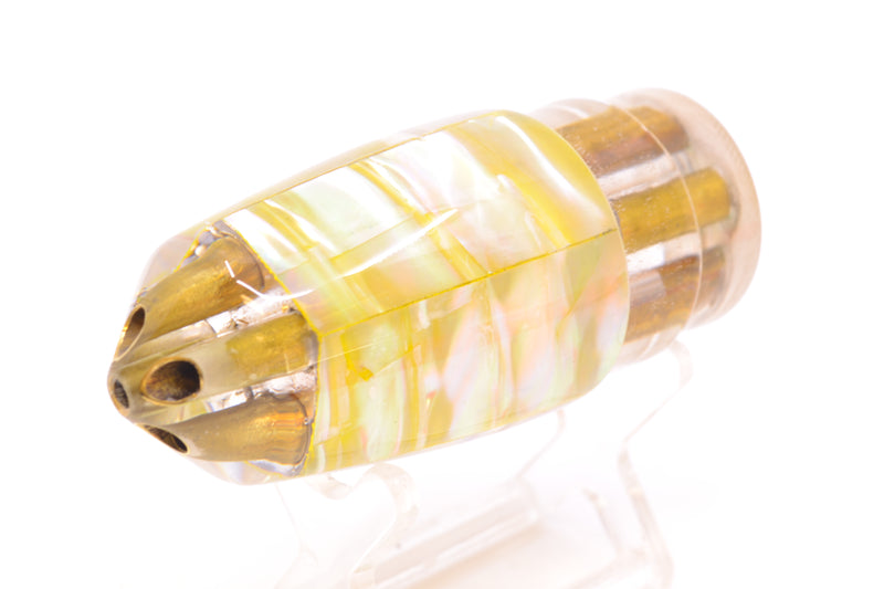 Koya Lures Yellow Ripple Shell 4-Hole Bullet 9"+ 6oz