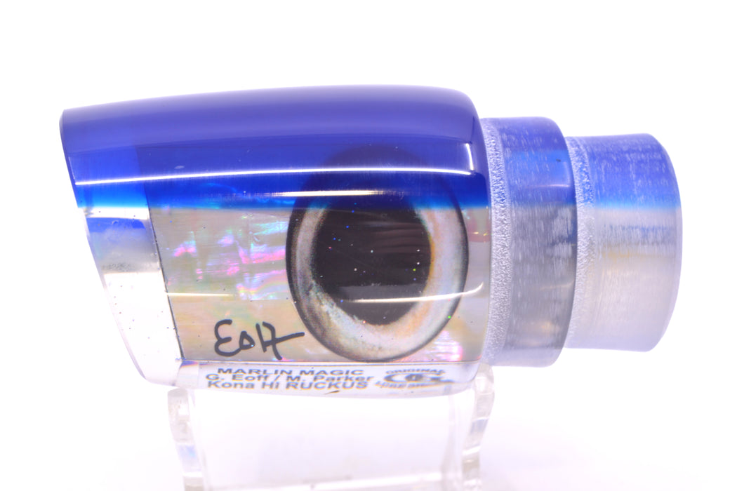 Marlin Magic Lures White Awabi Blue Back Taxi Eyes Ruckus 12" 7.2oz