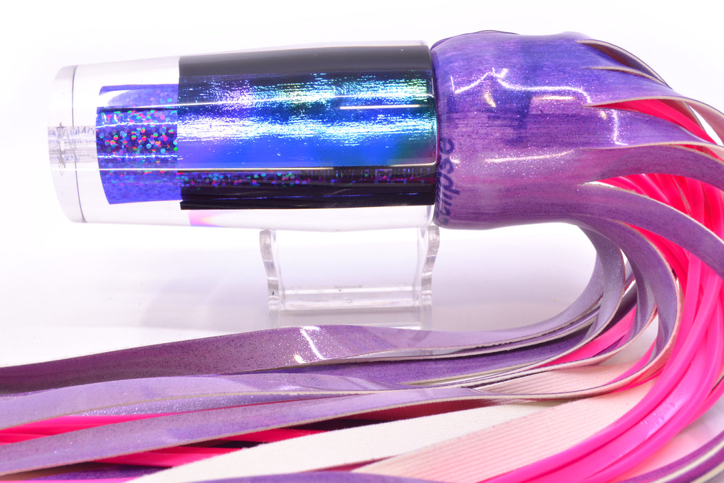 Aloha Lures Purple Rainbow Blue-Purple Dichro Sundowner 14" 11.5oz FT Vinyl Purple Eclipse