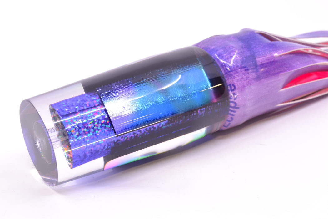 Aloha Lures Purple Rainbow Blue-Purple Dichro Sundowner 14" 11.5oz FT Vinyl Purple Eclipse