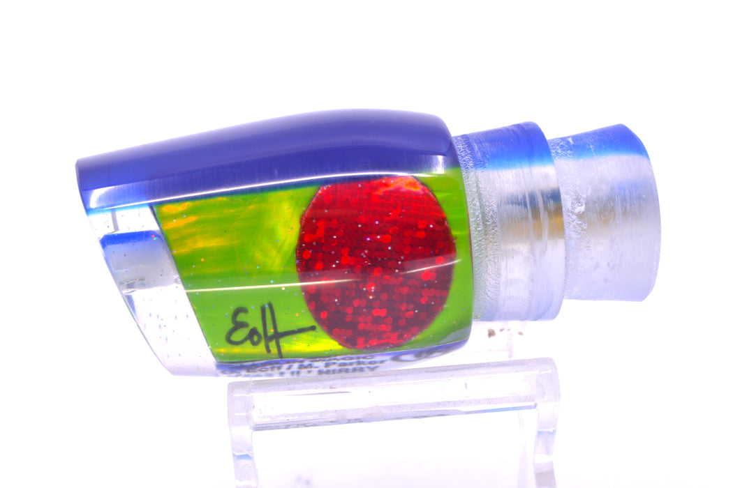 Marlin Magic Green MOP Blue Back Red Eyes Lil Hibby 10" 4.6oz