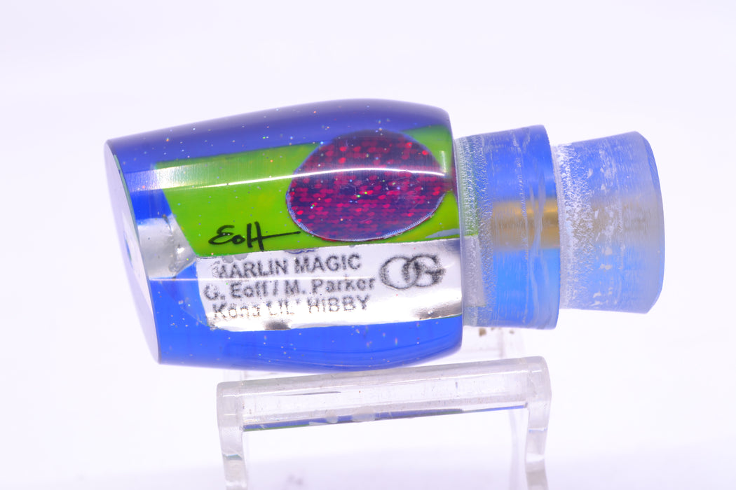 Marlin Magic Green MOP Blue Back Red Eyes Lil Hibby 10" 4.6oz