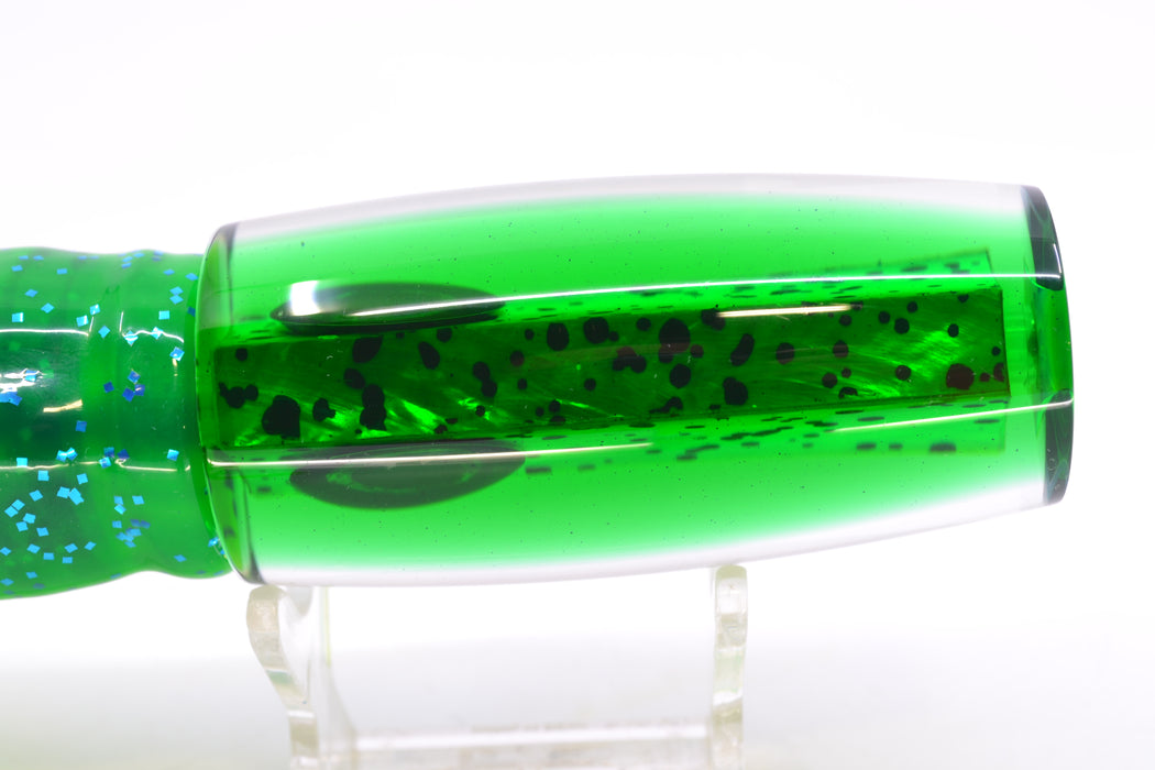 Moyes Lures Mahi MOP Green Back Large Shotgun 12" 7.8oz Skirted Mahi