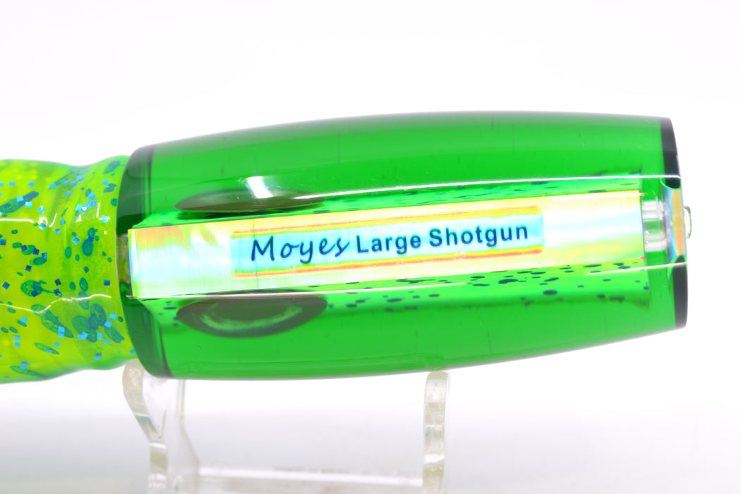 Moyes Lures Mahi MOP Green Back Large Shotgun 12" 7.8oz Skirted Mahi