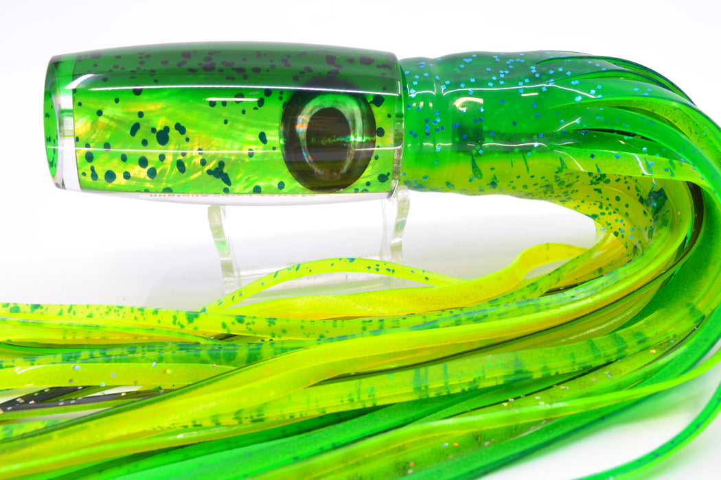 Moyes Lures Mahi MOP Green Back Large Shotgun 12" 7.8oz Skirted Mahi