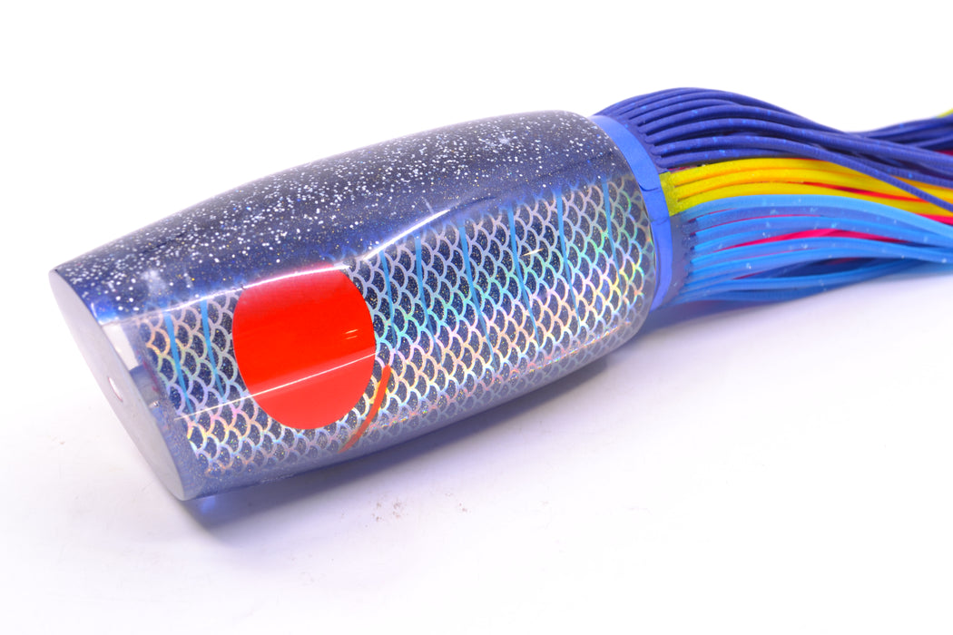 Amaral Lures Blue Pearl Rainbow Scale Ice Blue Stripes Blue Back Naja 16" 14.5oz