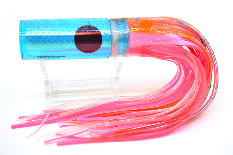 TANTRUM Lures Ice Blue Rainbow Scale Blue Back Small AMN 7" 2.3oz Skirted Blue Frog