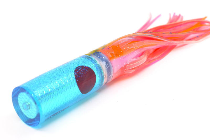 TANTRUM Lures Ice Blue Rainbow Scale Blue Back Small AMN 7" 2.3oz Skirted Blue Frog