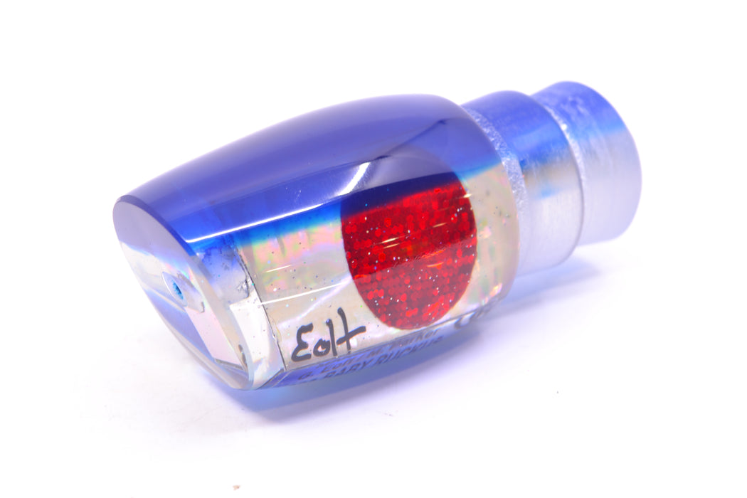 Marlin Magic Lures White Awabi Blue Back Red Eyes Baby Ruckus 10" 4oz
