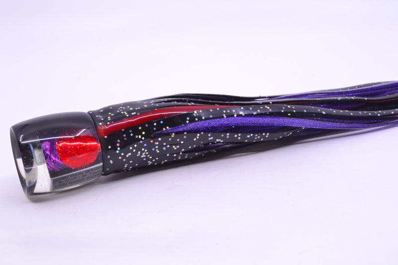 Marlin Magic Purple MOP Black Back Concave Baby Ruckus 9" 5oz Skirted Black/Purple