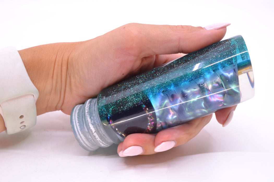 Coggin Lures Blue-Purple Abalone Ice Blue-Blue Back Copa Tube 14" 6.4oz