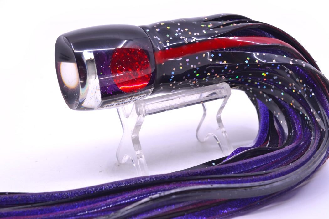Marlin Magic Purple MOP Black Back Concave Baby Ruckus 9" 5oz Skirted Black/Purple
