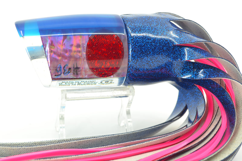 Marlin Magic Pink Awabi Blue Back Red Eyes Ruckus 12" 9oz Vinyl Blue