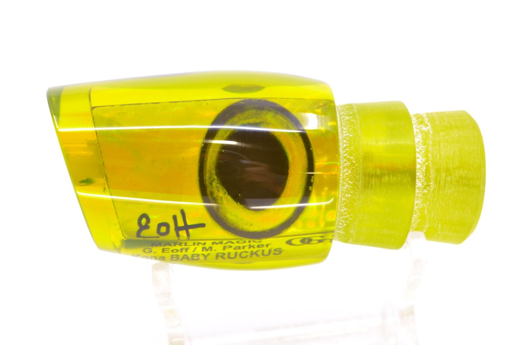Marlin Magic Lures Green/Gold Awabi Taxi Eyes Baby Ruckus 10" 4oz