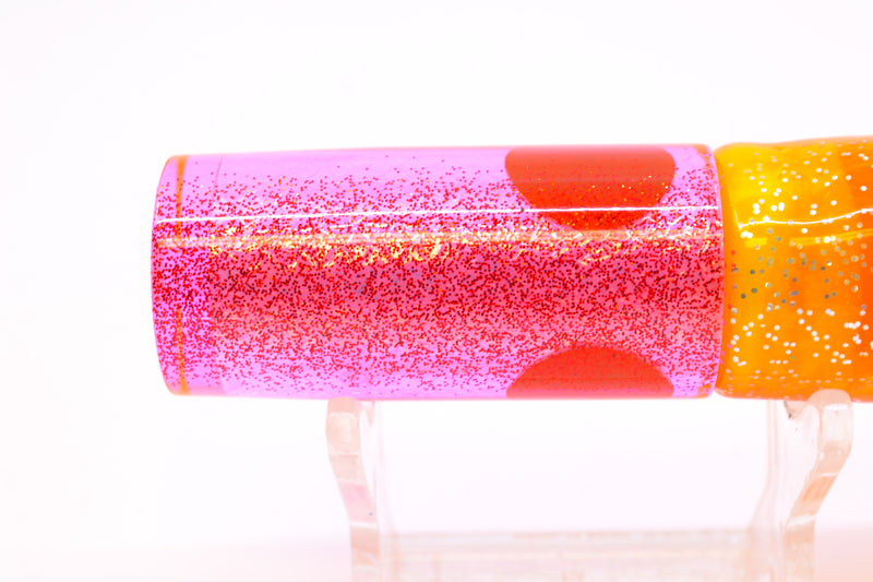TANTRUM Lures Pink Rainbow Scale Red Back Small AMN 7" 2.3oz Skirted Electric Chicken