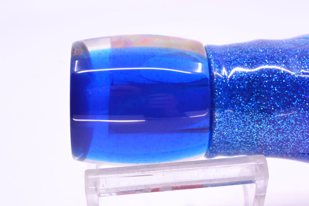 Marlin Magic Pink MOP Blue Back Concave Baby Ruckus 9" 5oz Skirted Blue-Silver/Pink
