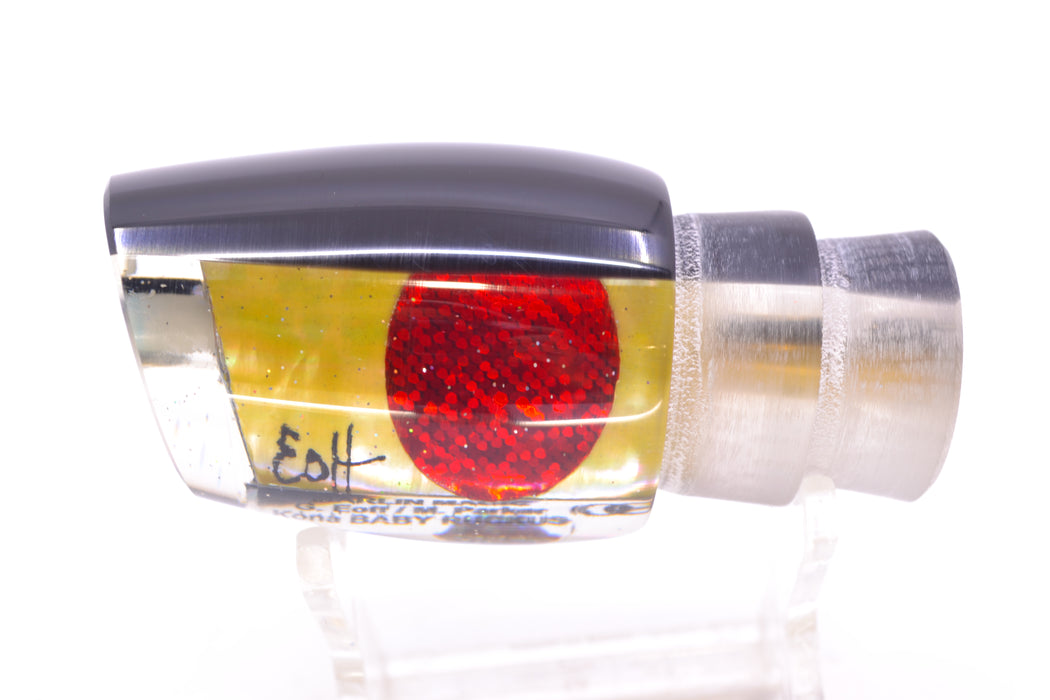 Marlin Magic Lures Golden MOP Black Back Red Eyes Baby Ruckus 10" 4oz