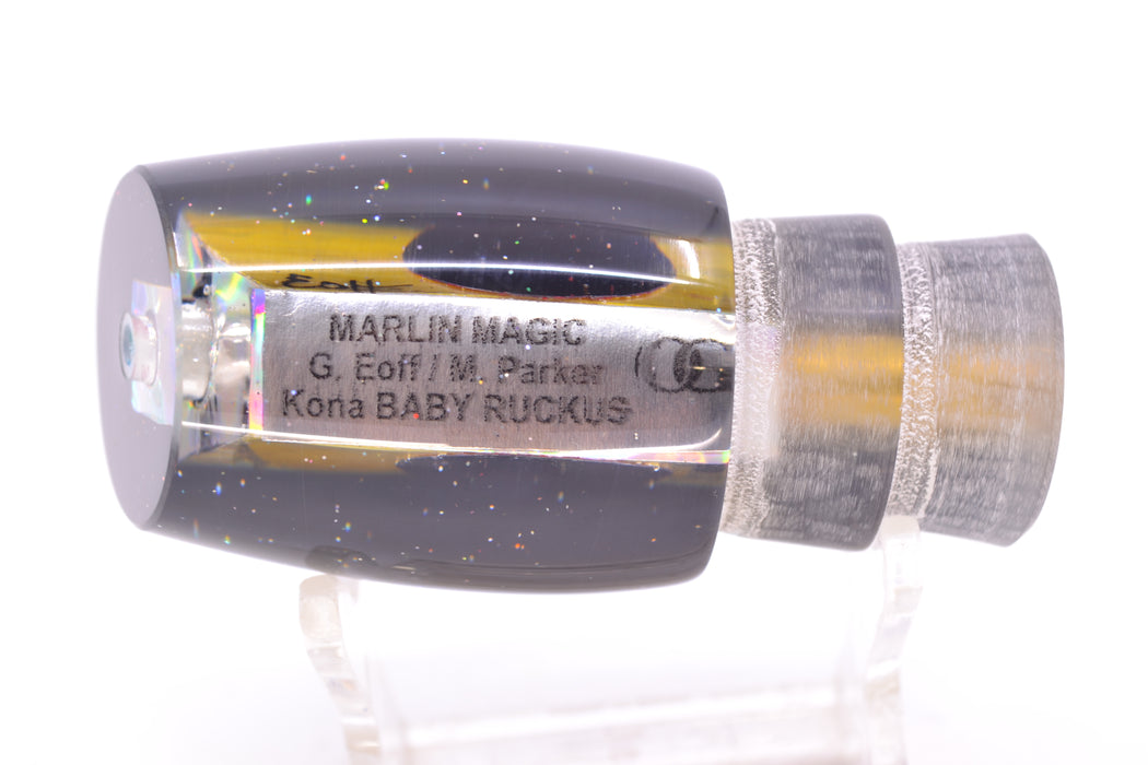 Marlin Magic Lures Golden MOP Black Back Red Eyes Baby Ruckus 10" 4oz