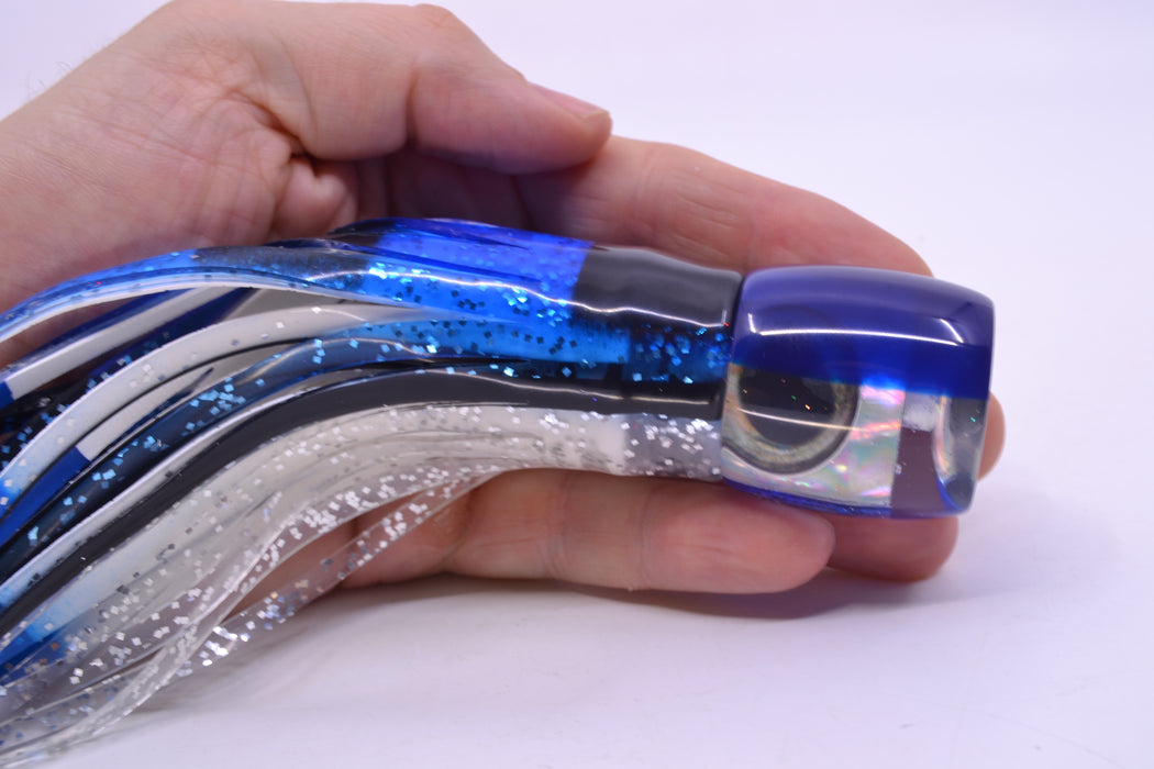 Marlin Magic White Awabi Blue Back Taxi Eyes Concave Baby Ruckus 9" 5oz Skirted